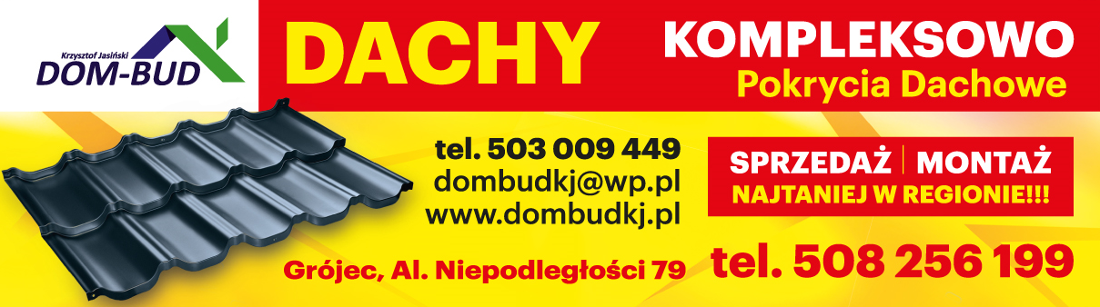 DOM-BUD Krzysztof Jasiński Grójec Dachy Kompleksowo / Pokrycia Dachowe
