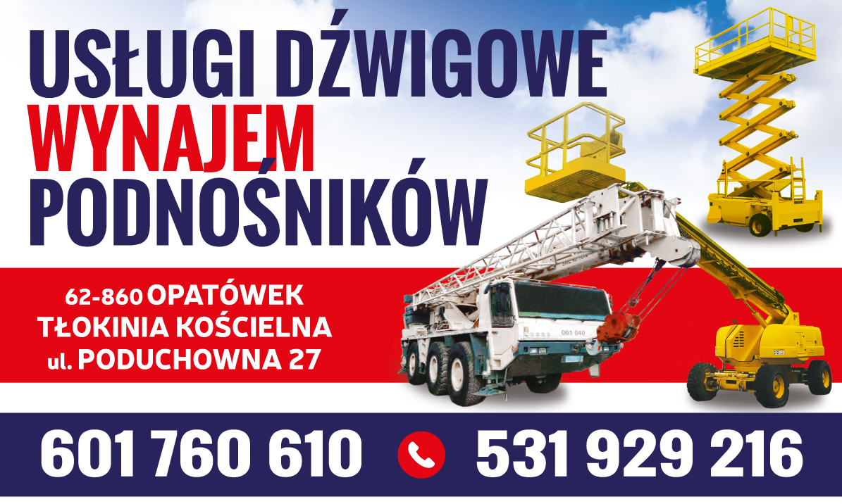 Z.U.H. "ELMAR" Opatówek Usługi Dźwigowe / Wynajem Podnośników