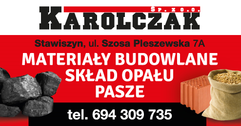KAROLCZAK Sp. z o.o. Stawiszyn Materiały Budowlane / Skład Opału / Pasze