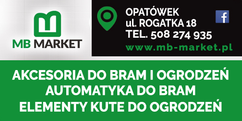 MB MARKET Opatówek Akcesoria Do Bram i Ogrodzeń / Automatyka Do Bram / Elementy Kute Do Ogrodzeń