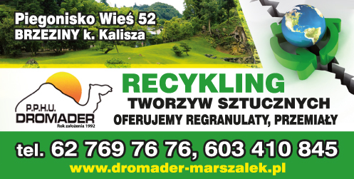 P.P.H.U. "DROMADER" Bogdan Marszałek Brzeziny Recykling Tworzyw Sztucznych / Regranulaty / Przemiały