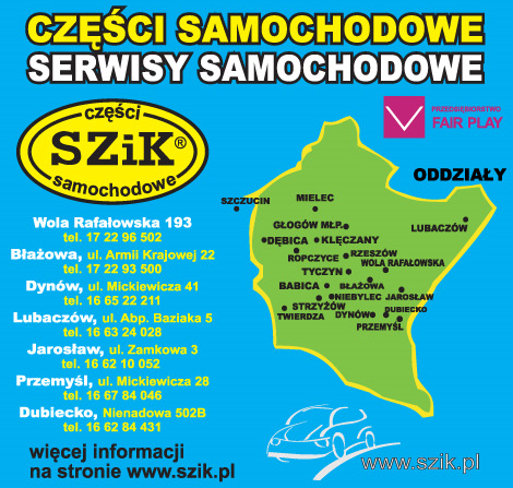 SZiK CZĘŚCI SAMOCHODOWE SERWISY SAMOCHODOWE