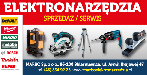 "MARBO" Sp. z o.o. Skierniewice Elektronarzędzia Sprzedaż / Serwis
