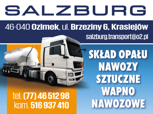 SALZBURG Krasiejów Skład Opału / Nawozy Sztuczne / Wapno Nawozowe
