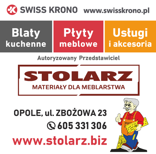 STOLARZ MATERIAŁY DLA MEBLARSTWA Opole Blaty Kuchenne / Płyty Meblowe / Usługi i Akcesoria