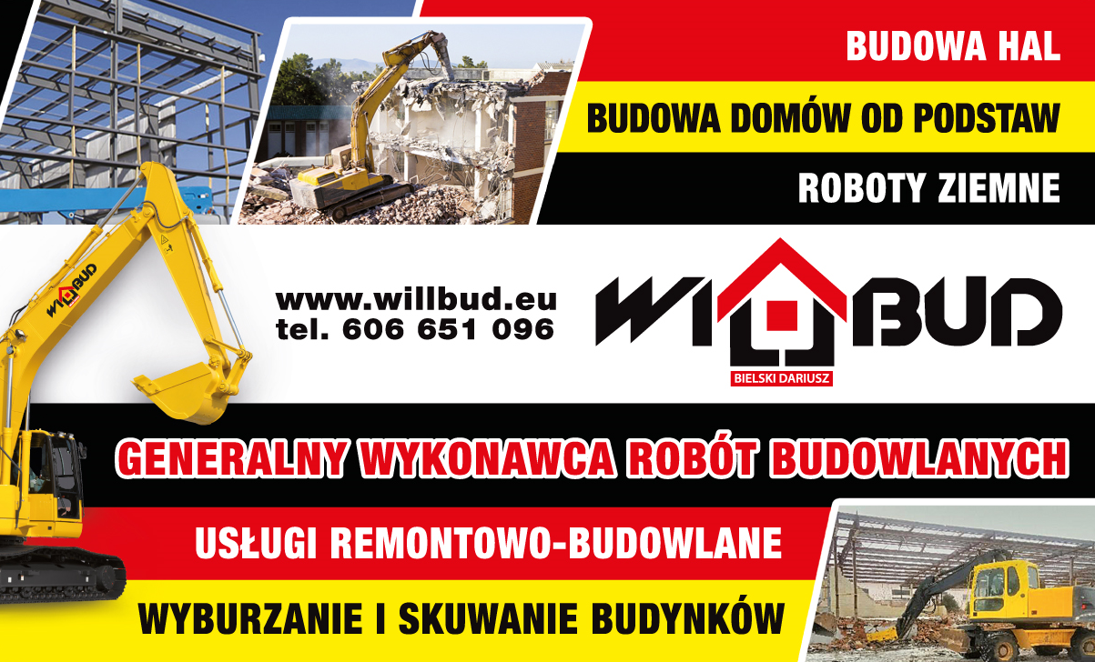 WILLBUD Kowale Budowa Hal / Budowa Domów Od Podstaw / Roboty Ziemne / Usługi Remontowo-Budowlane
