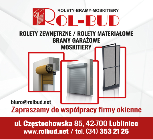 F.P.H.U. ROL-BUD Lubliniec Rolety / Bramy / Moskitiery