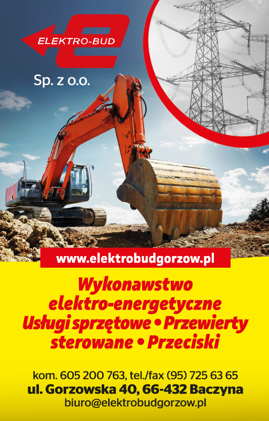 ELEKTRO-BUD Sp. z o.o. Baczyna Wykonawstwo Elektro-Energetyczne / Usługi Sprzętowe / Przewierty