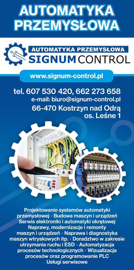 SIGNUM CONTROL S.C. Kostrzyn nad Odrą Automatyka Przemysłowa