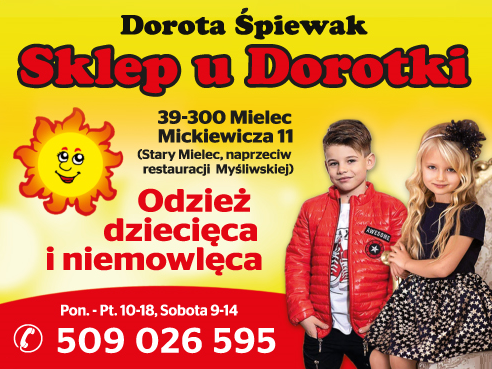 SKLEP U DOROTKI Dorota Śpiewak Mielec Odzież Dziecięca i Niemowlęca