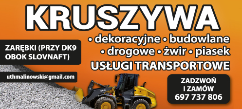 MAL TRANS Zarębki Kruszywa Dekoracyjne / Budowlane / Drogowe / Żwir / Piasek / Usługi Transportowe