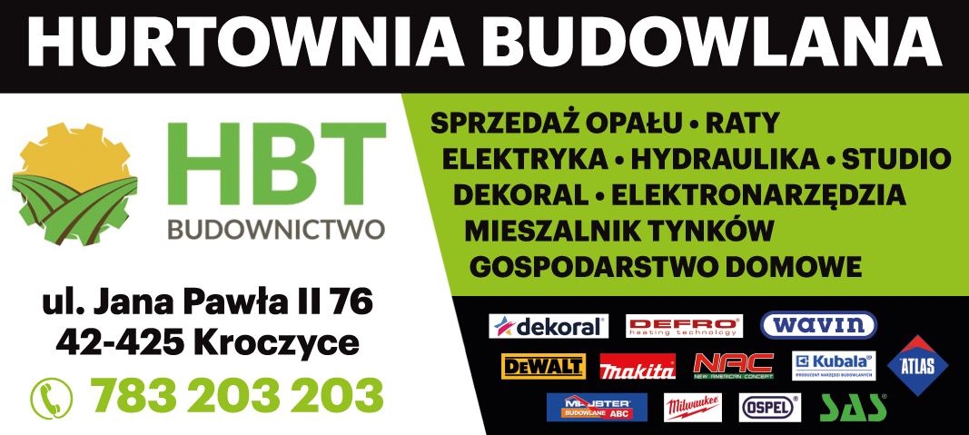 HBT ROLTRAC Sp. z o.o. Sp. K. Kroczyce Hurtownia Budowlana