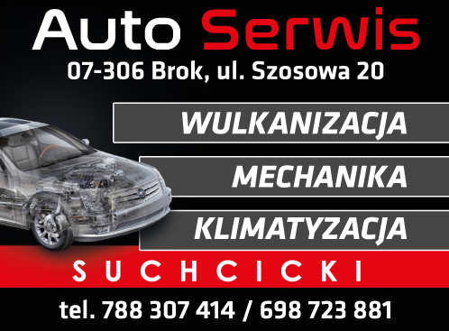 AUTO SERWIS SUCHCICKI Brok Wulkanizacja / Mechanika / Klimatyzacja