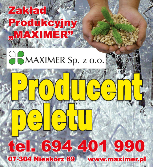 MAXIMER Sp. z o.o. Nieskórz Producent Peletu