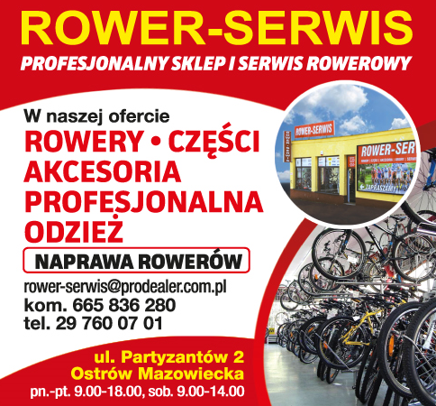 ROWER-SERWIS Ostrów Mazowiecka Profesjonalny Sklep i Serwis Rowerowy 