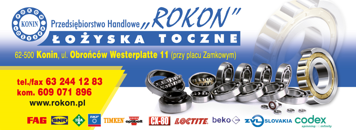 Przedsiębiorstwo Handlowe "ROKON" Konin Łożyska Toczne
