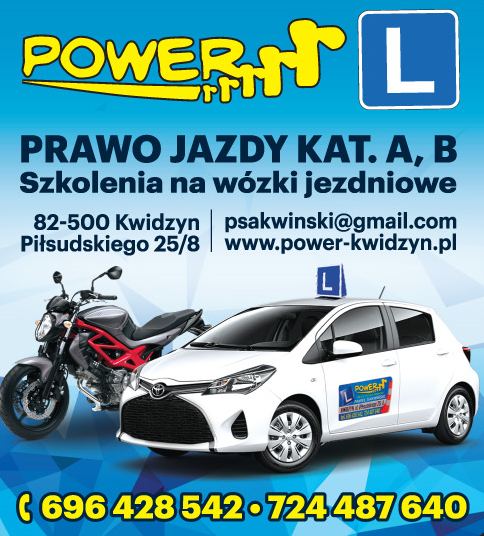 "POWER" OŚRODEK SZKOLENIA KIEROWCÓW Paweł Sakwiński Kwidzyn