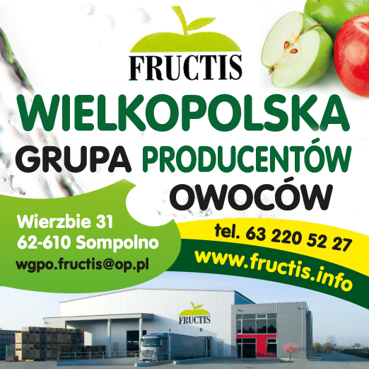 FRUCTIS Sp. z o.o. Wierzbie Wielkopolska Grupa Producentów Owoców