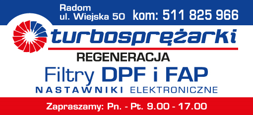 TURBO MECHANIKA Radom Turbosprężarki / Filtry DPF i FAP / Nastawniki Elektroniczne