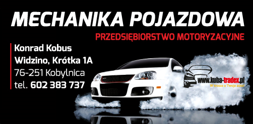 KUBA TRADEX Konrad Kobus Widzino Przedsiębiorstwo Motoryzacyjne / Mechanika Pojazdowa