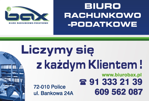 BAX BIURO RACHUNKOWO-PODATKOWE Police Usługi Księgowe i Rachunkowe 