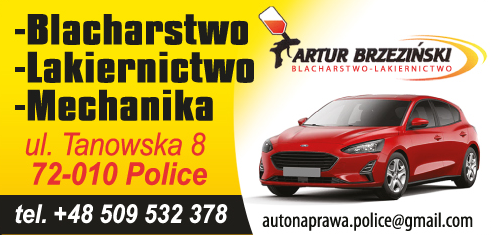 BLACHARSTWO LAKIERNICTWO MECHANIKA Artur Brzeziński Police