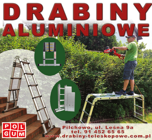 POLGUM sp. z o. o. Pilchowo Drabiny Aluminiowe