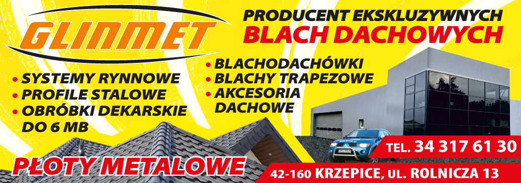 GLINMET Blachy Dachowe Krzepice Płoty Metalowe / Blachodachówki / Blachy Trapezowe 