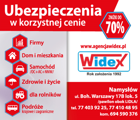 WIDEX Agencja Ubezpieczeniowa Namysłów Ubezpieczenia w Korzystnej Cenie
