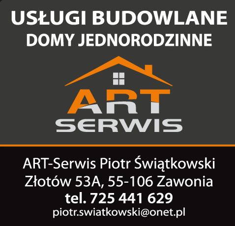 ART-SERWIS Piotr Świątkowski Złotów Usługi Budowlane / Domy Jednorodzinne 