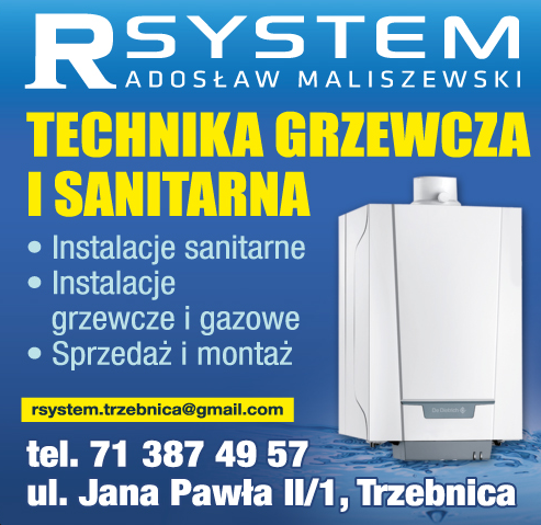 R-SYSTEM Radosław Maliszewski Trzebnica Technika Grzewcza i Sanitarna / Instalacje Sanitarne 