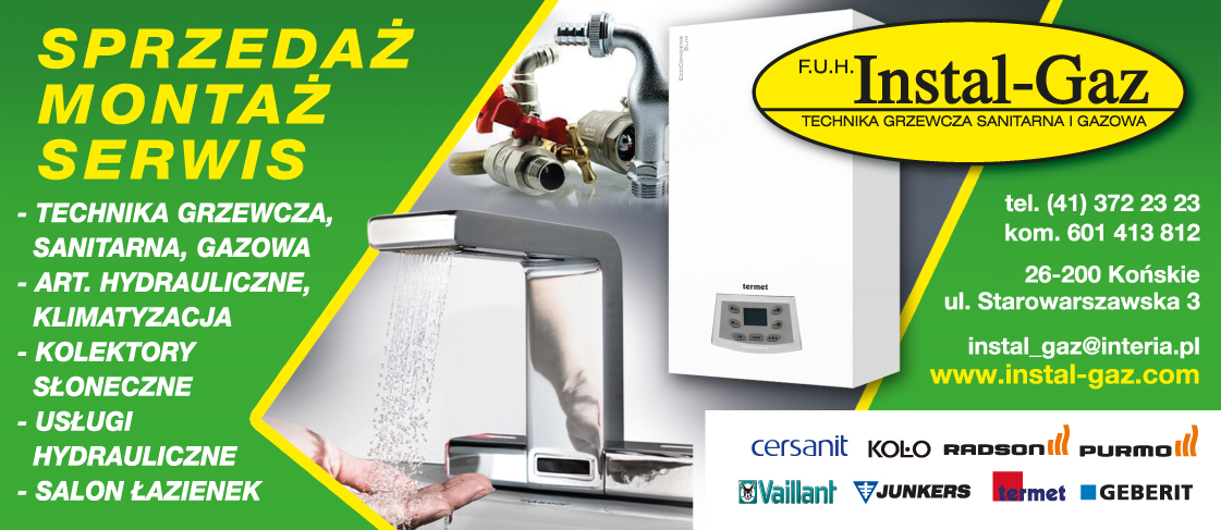 F.U.H. INSTAL-GAZ Końskie Technika Grzewcza / Sanitarna / Gazowa