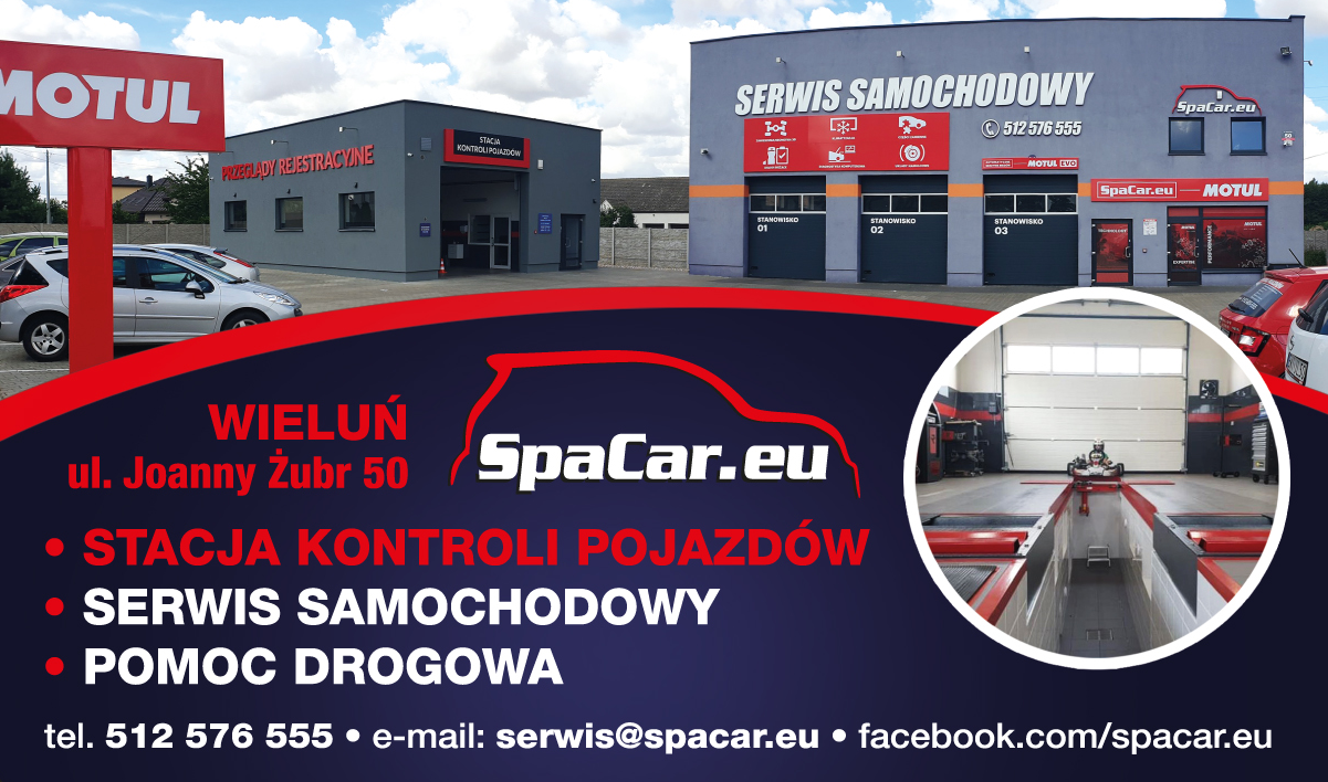 SPACAR.EU Wieluń Stacja Kontroli Pojazdów / Serwis Samochodowy / Pomoc Drogowa 