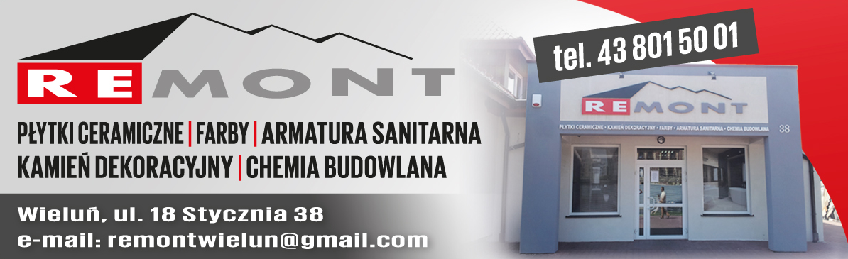 REMONT Wieluń Płytki Ceramiczne / Farby / Armatura Sanitarna / Kamień Dekoracyjny / Chemia Budowlana