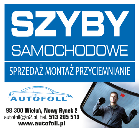 AUTOFOLL Szyby Samochodowe Wieluń Szyby Samochodowe / Sprzedaż - Montaż - Przyciemnianie