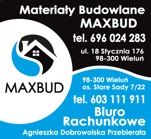 MAXBUD Wieluń Materiały Budowlane / Biuro Rachunkowe Agnieszka Dobrowolska Przebierała 