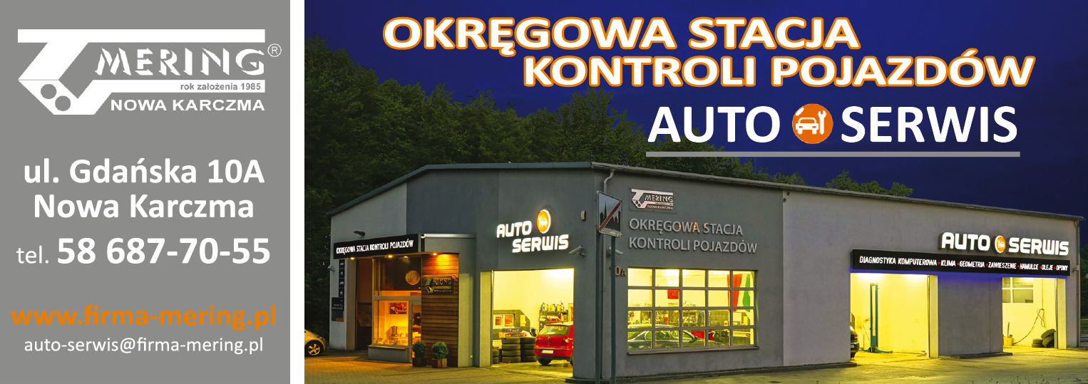 FIRMA MERING ® Nowa Karczma Okręgowa Stacja Kontroli Pojazdów / Auto Serwis