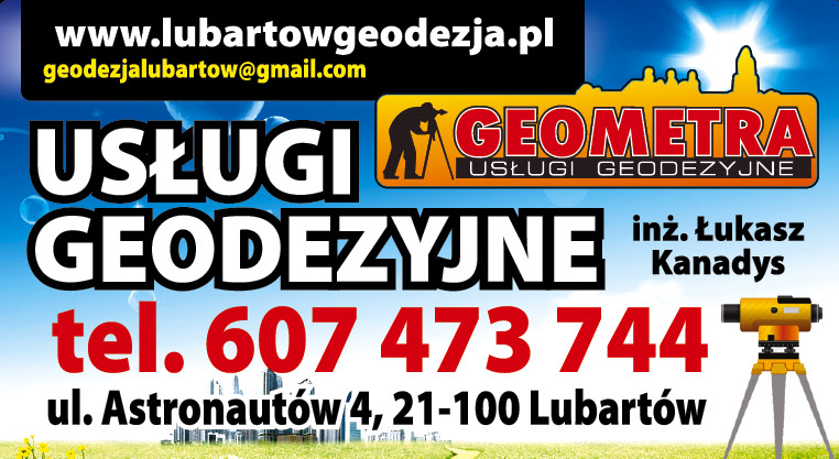USŁUGI GEODEZYJNE inż. Łukasz Kanadys Lubartów 