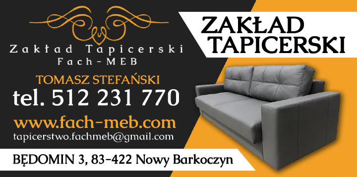 FACH-MEB Tomasz Stefański Będomin Zakład Tapicerski