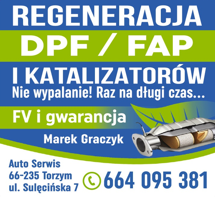 AUTO SERWIS Marek Graczyk Torzym Regeneracja DPF / FAP i Katalizatorów 