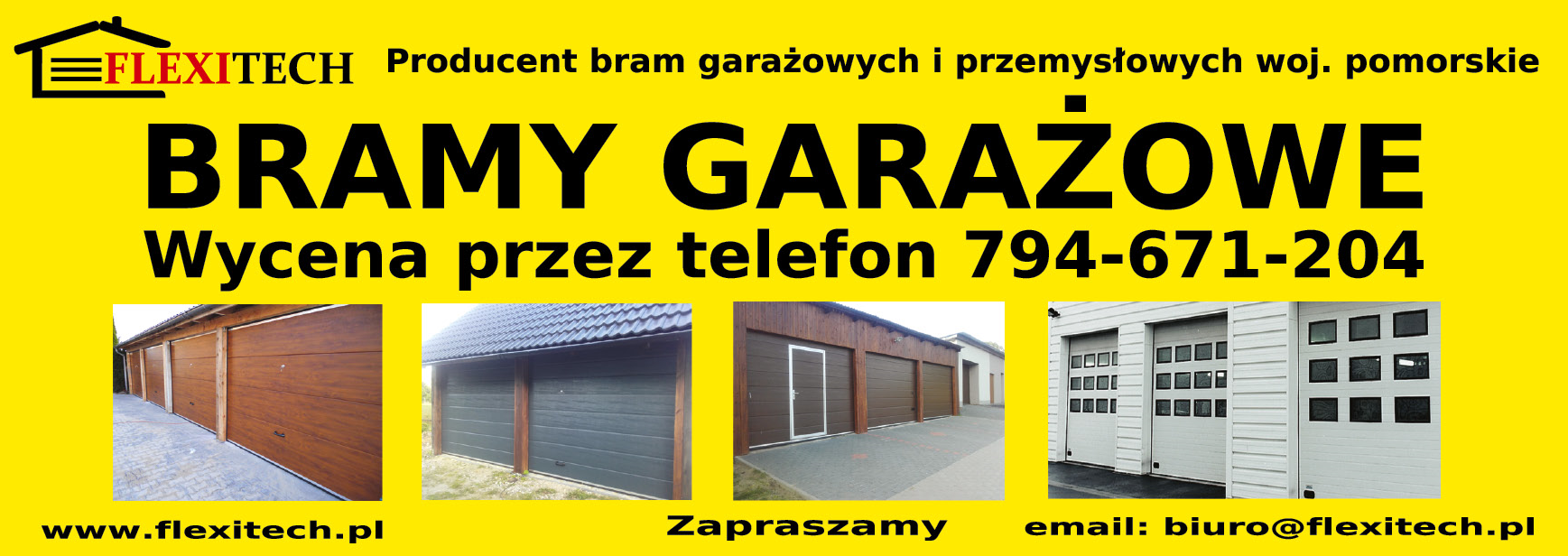 FLEXITECH Producent Bram Garażowych i Przemysłowych woj. pomorskie