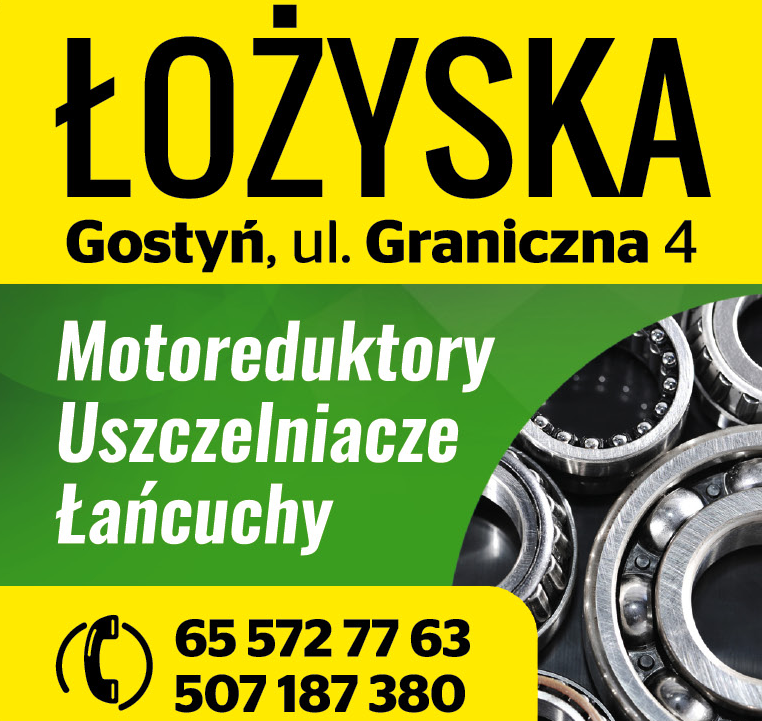 P.U.H. SKLEP Z ŁOŻYSKAMI Gostyń Łożyska / Łańcuchy / Motoreduktory / Uszczelniacze