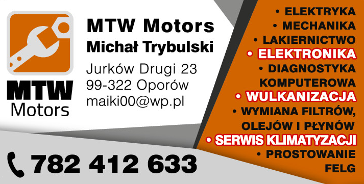 MTW Motors Michał Trybulski Jurków Drugi Elektryka / Mechanika / Lakiernictwo / Elektronika
