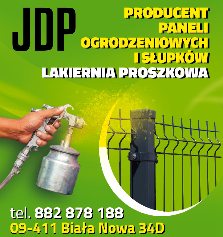 JDP Sp. z o.o. Biała Nowa Producent Paneli Ogrodzeniowych i Słupków / Lakiernia Proszkowa