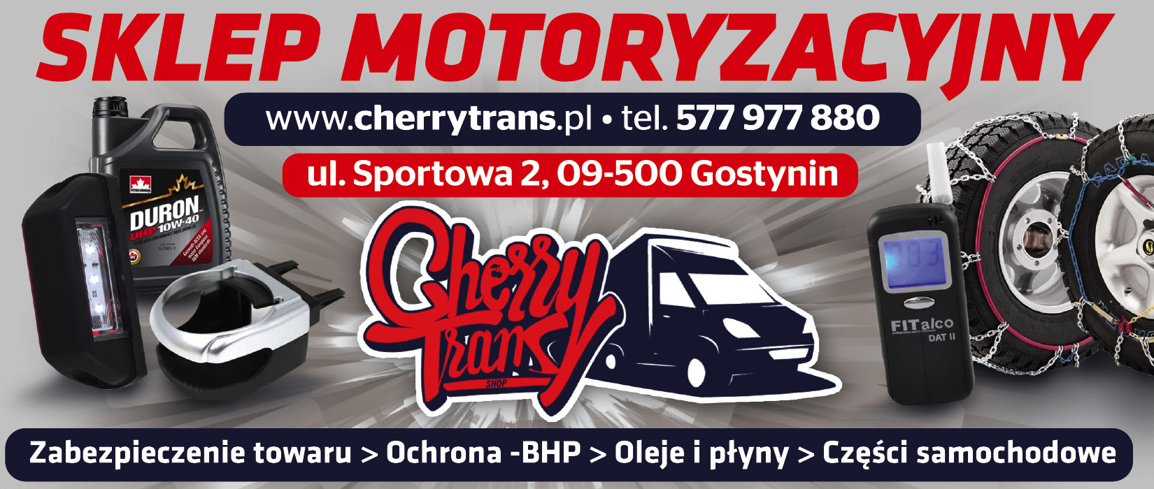 Cherry sp. z o.o. Gostynin Sklep Motoryzacyjny