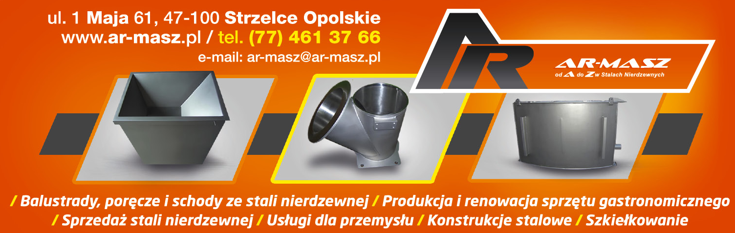AR-MASZ Sp. z o.o. Strzelce Opolskie Balustrady / Poręcze / Schody Ze Stali Nierdzewnej 