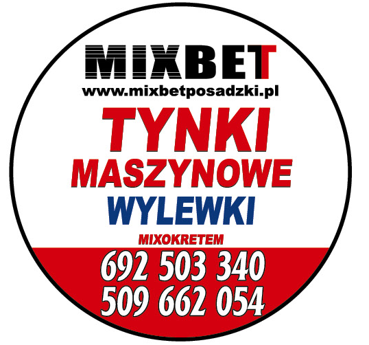 MIXBET s.c. Piotrków Trybunalski Wylewki Mixokretem / Tynki Maszynowe