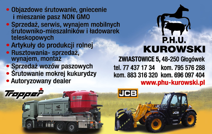 P.H.U. KUROWSKI Zwiastowice Sprzedaż, Serwis, Wynajem Mobilnych Śrutowniko-Mieszalników