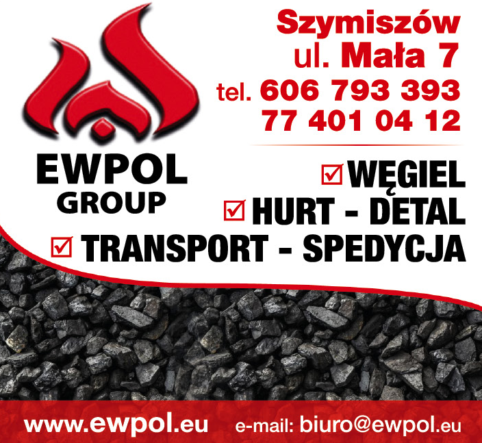 EWPOL GROUP Sp. z o.o. Sp.k. Szymiszów Węgiel / Hurt - Detal / Transport - Spedycja