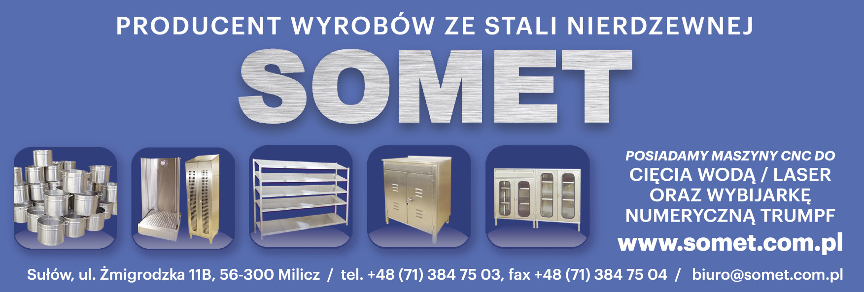 SOMET Milicz Producent Wyrobów Ze Stali Nierdzewnej 